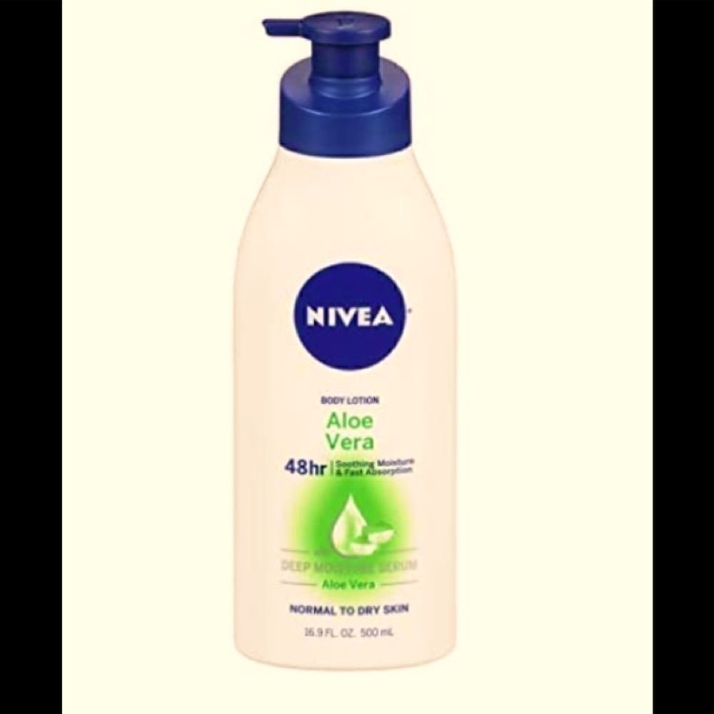 Nivea Lotion Aloa Vera 48 hour Pump 16.9 FL .OZ.